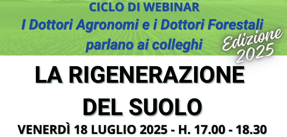 La rigenerazione del suolo
